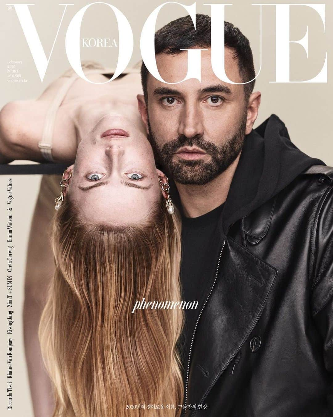 ルイージ&イアンゴさんのインスタグラム写真 - (ルイージ&イアンゴInstagram)「Two Phenomenal human beings in one cover @riccardotisci17 @riannevanrompaey  love you both ♥️ for @voguekorea @luigiandiango @luigimurenu #kihnoSohn @georgisandev @2bmanagement  @burberry 🌟 thx to all the Incredible team involved in making this special photoshoot happen #luigiandiango #riccardotisci #burberry #riannevanrompaey」1月15日 22時00分 - luigiandiango