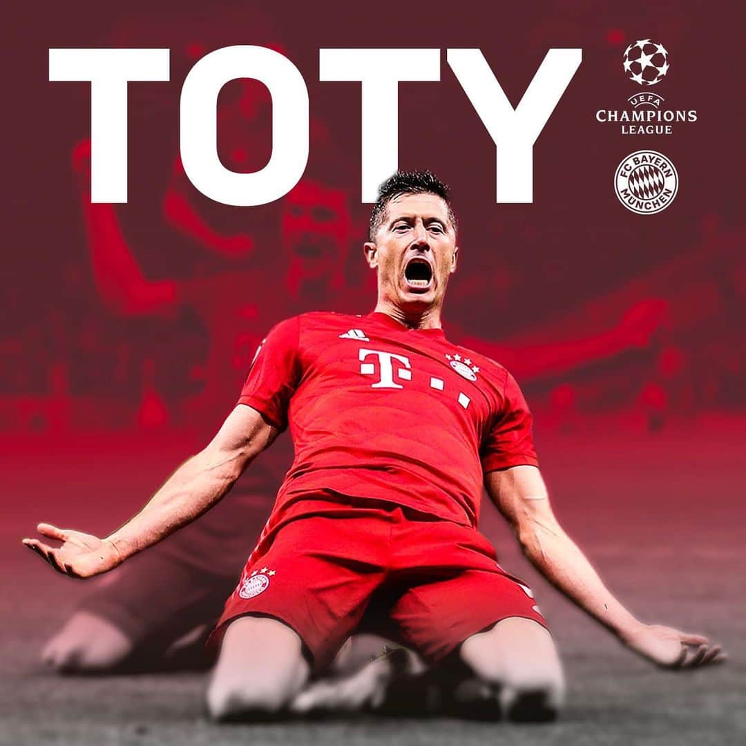 バイエルン・ミュンヘンさんのインスタグラム写真 - (バイエルン・ミュンヘンInstagram)「👏 💯 @_rl9 named in the UEFA #TeamOfTheYear! Congrats, Lewy! 💯 👏 #FCBayern #MiaSanMia」1月15日 22時51分 - fcbayern