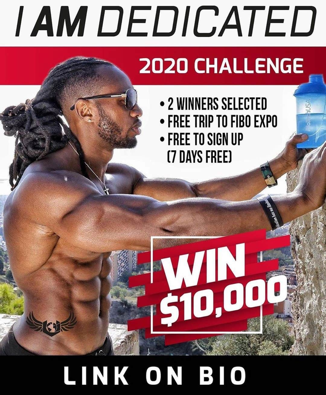 Ulissesworldさんのインスタグラム写真 - (UlissesworldInstagram)「No Excuses in 2020❗️My goal is to help you get RESULTS! ⤵️ _ Join My 2020 Dedication Challenge👆it’s Free to Sign Up & Spaces are limited. 👆LINK IN MY BIO👆Get in the best shape ever! Commit and make that change! It’s a New Year New so get started Today! Make 2020 Count!  _ My 12 Week @iamdedicated_army Challenge includes: - 12-week gym training program - 12 Week Meal Plans - Private Members Only App - 24hrs Email Support - Facebook Support Community - Weekly Check-Ins - 2 All Paid Expense Trip to FIBO Expo in Cologne 🇩🇪 - Prizes for best transformation 🥇1st place - $5000 🥈2nd Place - $3000 🥉3rd Place -$2000 (Wild Card Prize - Most Dedicated) Let Me Help You Get Fit!👆LINK IN MY BIO👆 Good Luck💪🏽👊🏽」1月15日 15時40分 - ulissesworld