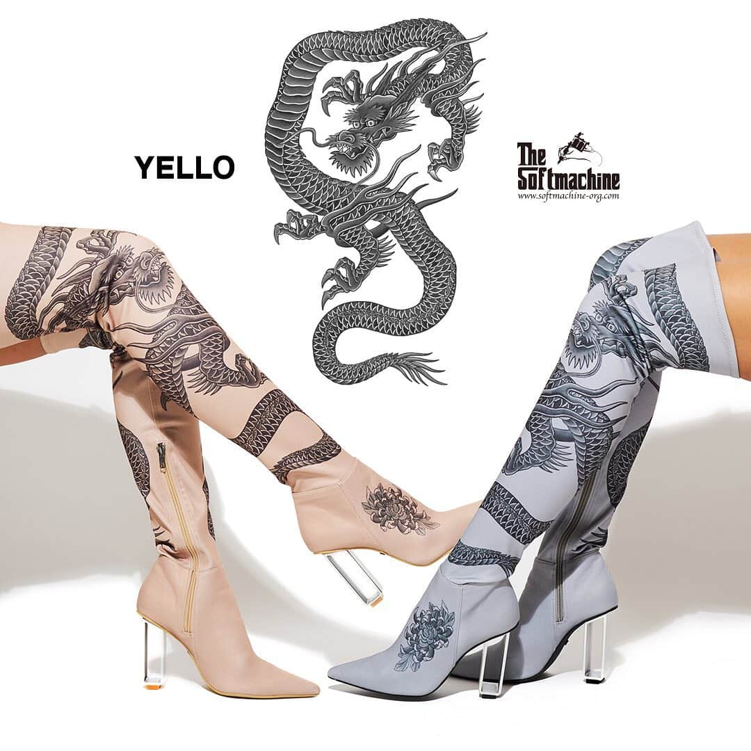 靴 YELLO NOIR MULES & LEG WARMERS yello NOIR MULES＆LEG WARMERS