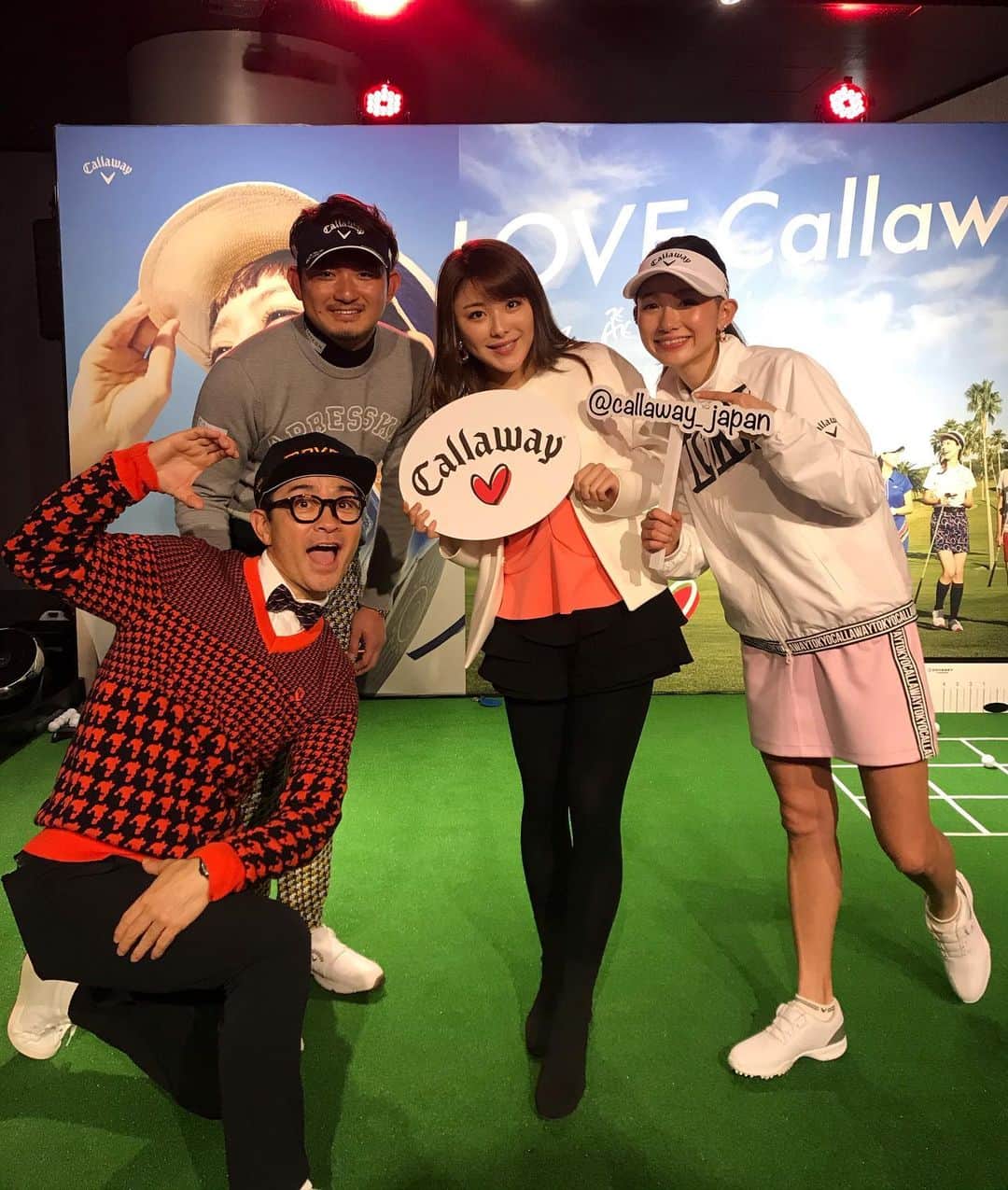 のインスタグラム：「. . 今日はキャロウェイの新しいクラブの発表会❤️ . . . . #callaway #callawaygolf  #callawayapparel  #mavrik #ゴルフ女子」