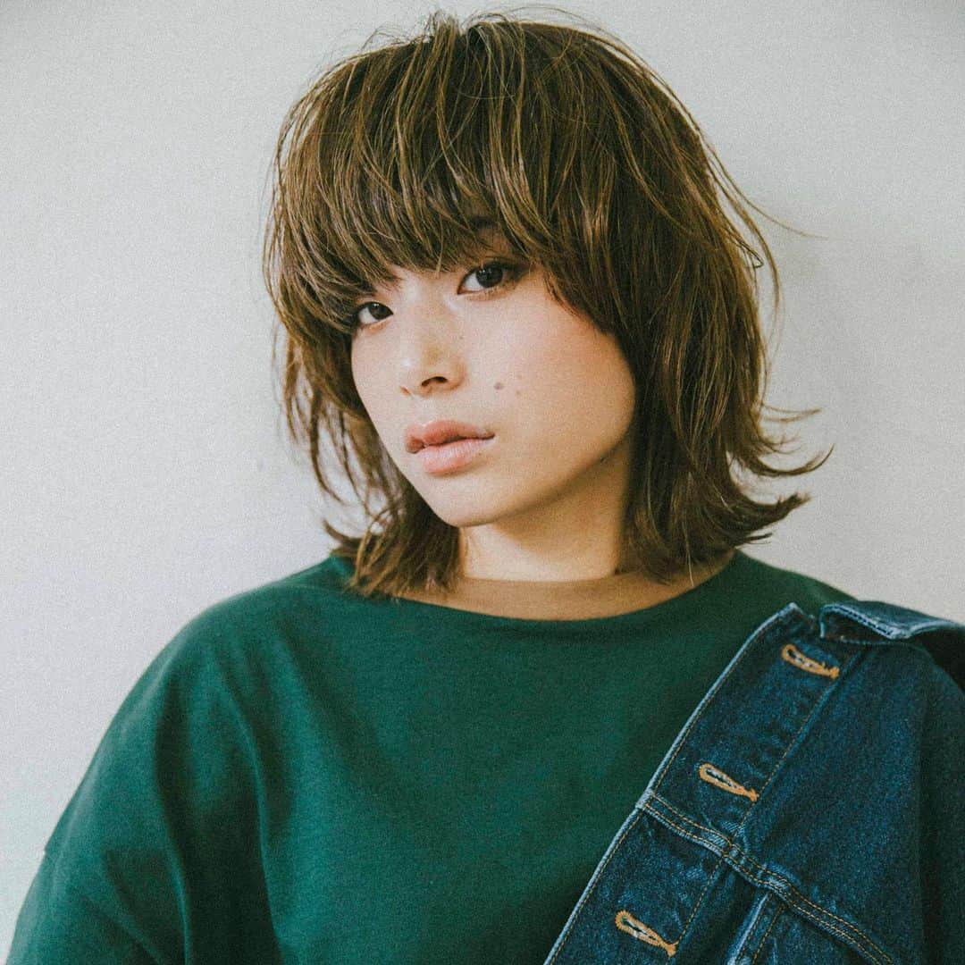 野口和弘のインスタグラム：「マッシュウルフ。 . hair @cieca.noguchi . #ciecanoguchi  #cieca.」