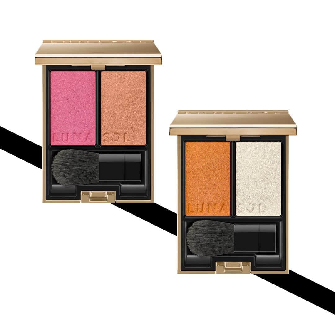 ＬＵＮＡＳＯＬさんのインスタグラム写真 - (ＬＵＮＡＳＯＬInstagram)「2020.1.10 NEW﻿ ﻿ COLORING GLAZE﻿ 1 new type, 1 limited type﻿ ﻿ This 2-color cheek powder set gives complexion and contours by combining colors and shine. ﻿ With a hint of a brown nuance and flickering Color Flash Pearl, it creates a lustrous look.﻿ ﻿ カラーリンググレイズ﻿ 新色1種・限定1種﻿ ﻿ 色と光を溶けあわせて、 血色感と立体感を演出する 2色セットのチークカラー。﻿ しのばせたブラウンニュアンスや、揺らめくカラーフラッシュパールで、つややかな表情へ。﻿ ﻿ ・﻿ #DISCORD#2020#spring#new#makeup#cheek#BEAUTY#LUNASOL#ルナソル」1月16日 7時18分 - lunasolofficial