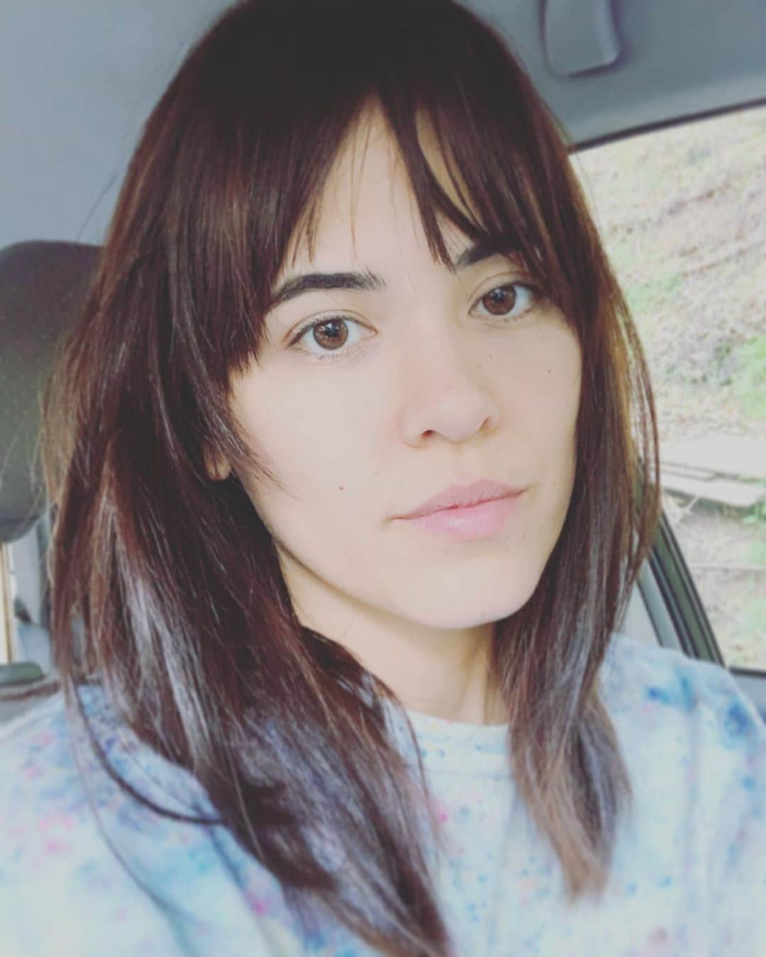 プリシラ・アーンのインスタグラム：「Hair. • • • Color + keratin by @natashawarshaw」