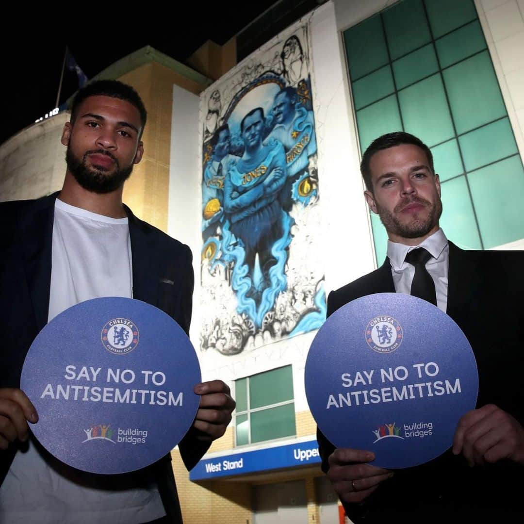 セサル・アスピリクエタさんのインスタグラム写真 - (セサル・アスピリクエタInstagram)「We SAY NO TO ANTISEMITISM @chelseafc」1月16日 7時59分 - cesarazpi