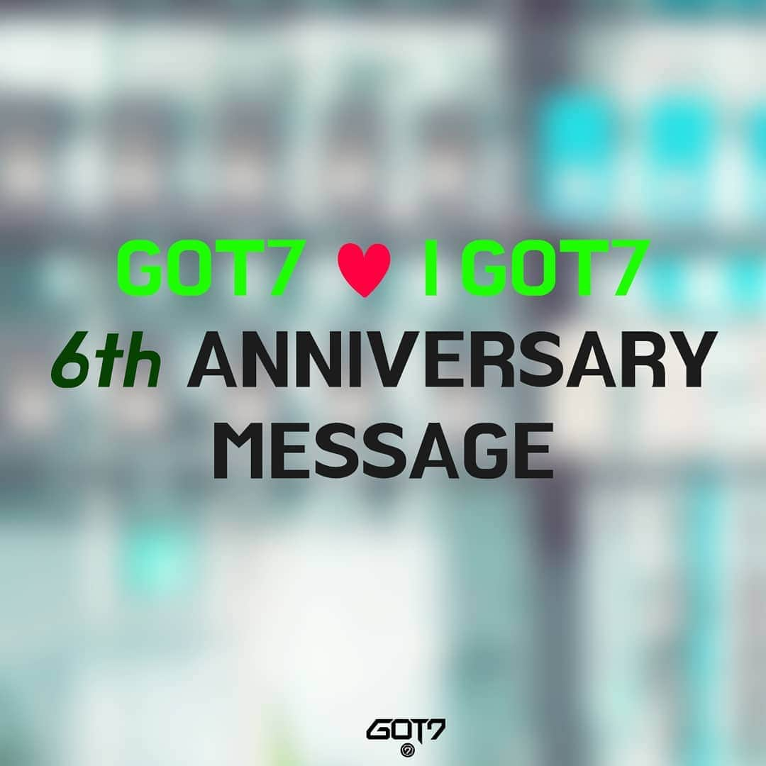 GOT7さんのインスタグラム写真 - (GOT7Instagram)「GOT7 ♥ I GOT7 6TH ANNIVERSARY #GOT7 #갓세븐 #갓세븐과_함께하는_6번째_페이지 #6YearsSpinningWithGOT7 #6thPageWithGOT7」1月16日 0時04分 - got7.with.igot7