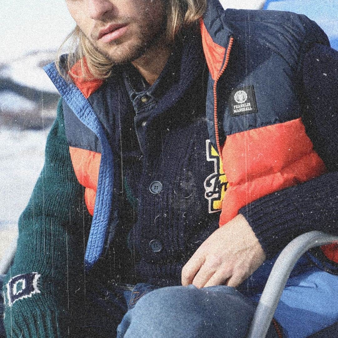 フランクリン&マーシャルのインスタグラム：「FRANKLIN & MARSHALL⁠ .⁠ MOUNTAIN ADVENTURES⁠ .⁠ #franklinandmarshall #mountainadventures #fallwintercollection #outdoorclothes #sportswear #franklinadventure #winterset」