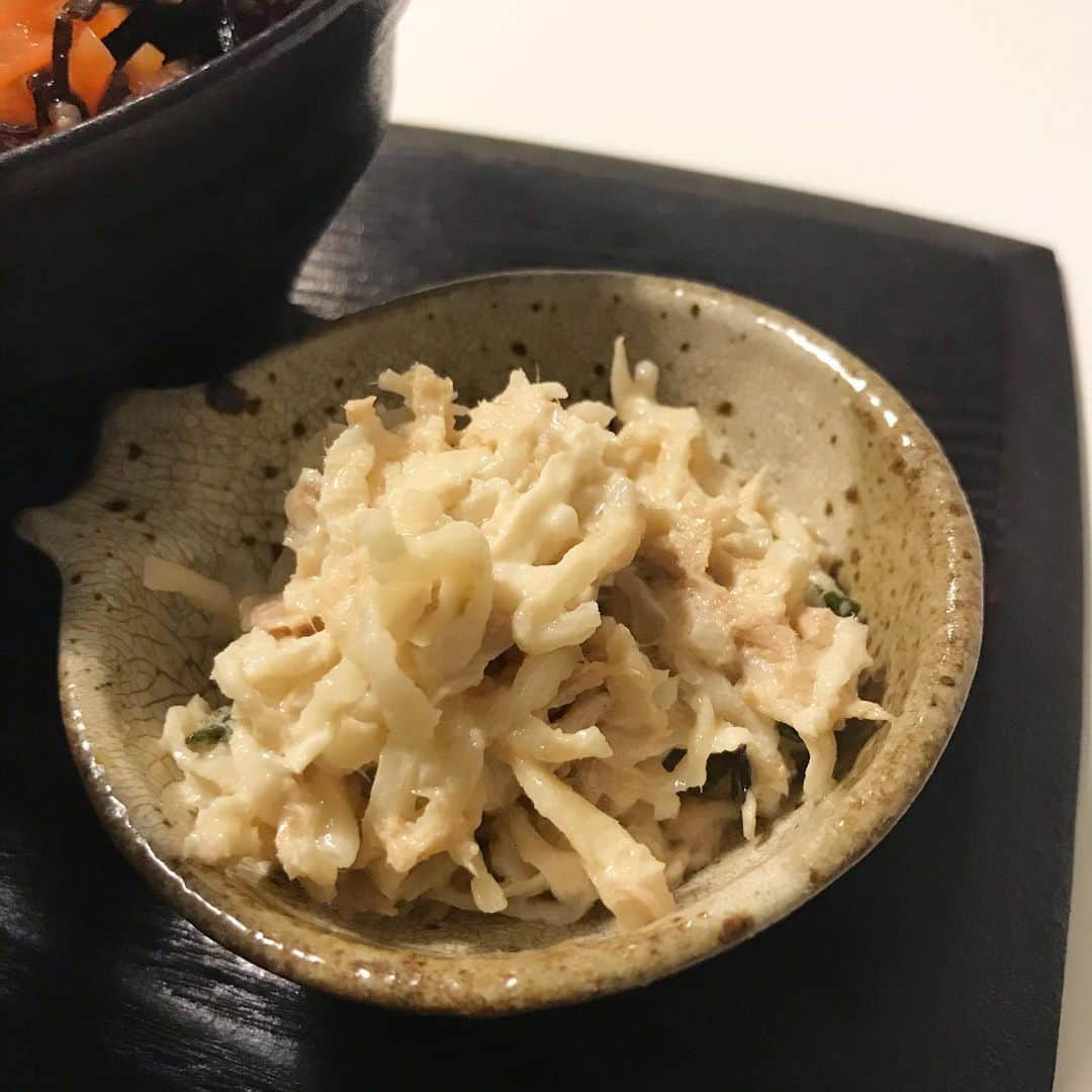 柏木作夢さんのインスタグラム写真 - (柏木作夢Instagram)「野菜・ほんと好き🥦🥕🥬 #nagimeshi#dinner#foodporn#foodstagram#vegetable#ひじき#ツナ#おうちごはん」1月16日 1時51分 - samukashiwagi