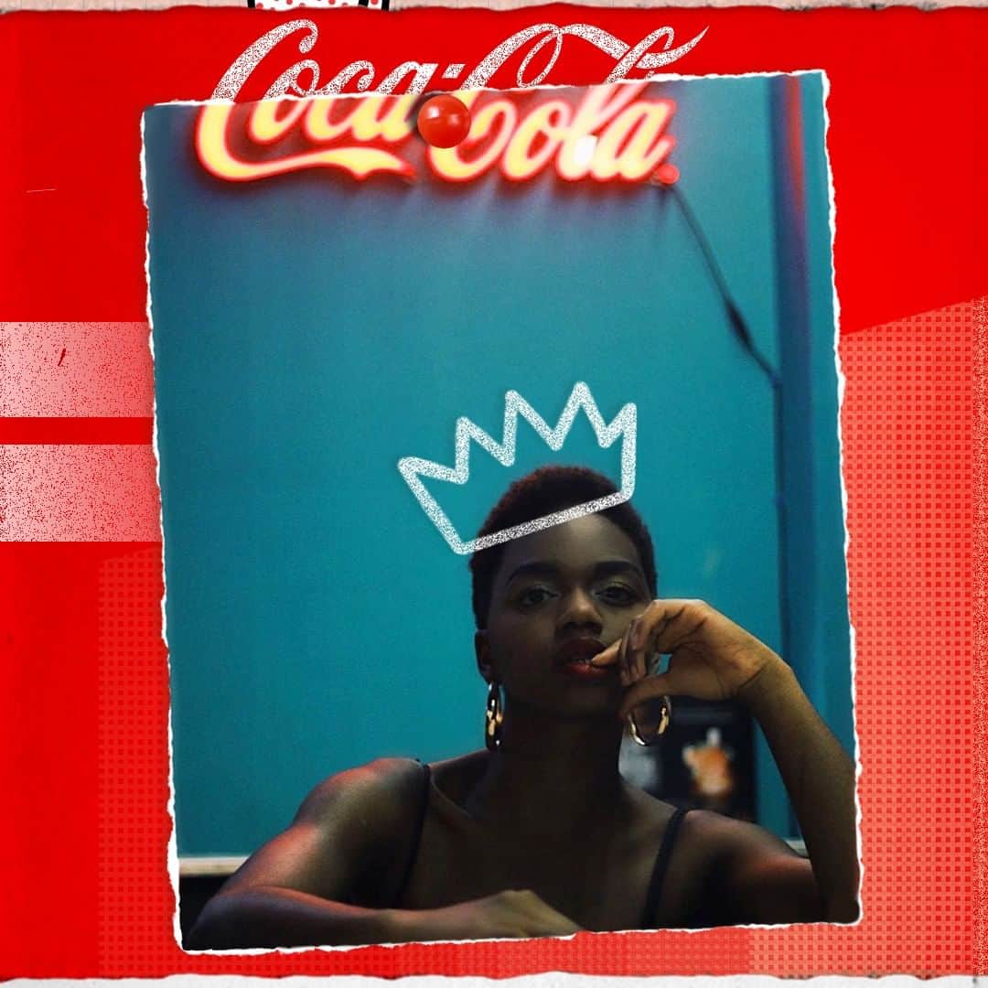 Coca-Colaのインスタグラム：「You can wear positivity anyway you please. Just ask Sirena. #MyCocaCola」