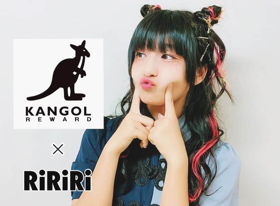 りりりのインスタグラム：「な、な、なんと！！！ 【 KANGOL REWARD × りりり 】 のコラボパーカーを制作させて頂くことが決まりました！！🦘☎︎💓 みんなが超着やすいデザインになりそう…✨ シンプルシンプル🦘🦘🦘💕 2月受注開始予定！！(※完全受注生産) お楽しみに❣️❣️ じぶんもめちゃめちゃ楽しみです…☺️ デザイン・カラー・サイズなど詳細はもう少しお待ち下さい👏 カラーもじぶんで選んだよ❣️❣️ ・ ・ #りりり #コラボ #嬉しい #kangolreward  #kangol #パーカー #楽しみ」