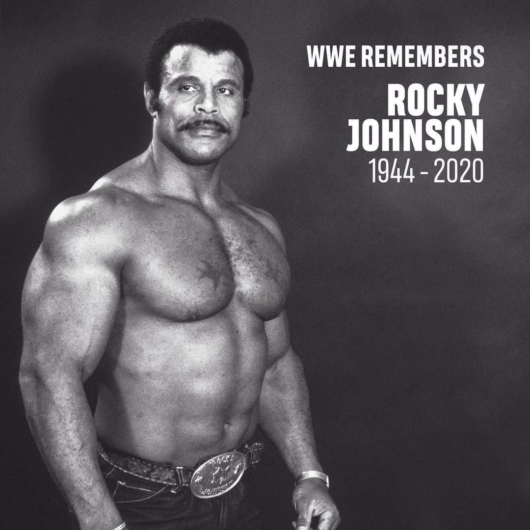 WWEさんのインスタグラム写真 - (WWEInstagram)「WWE is saddened to learn that WWE Hall of Famer Rocky Johnson has passed away.」1月16日 9時07分 - wwe