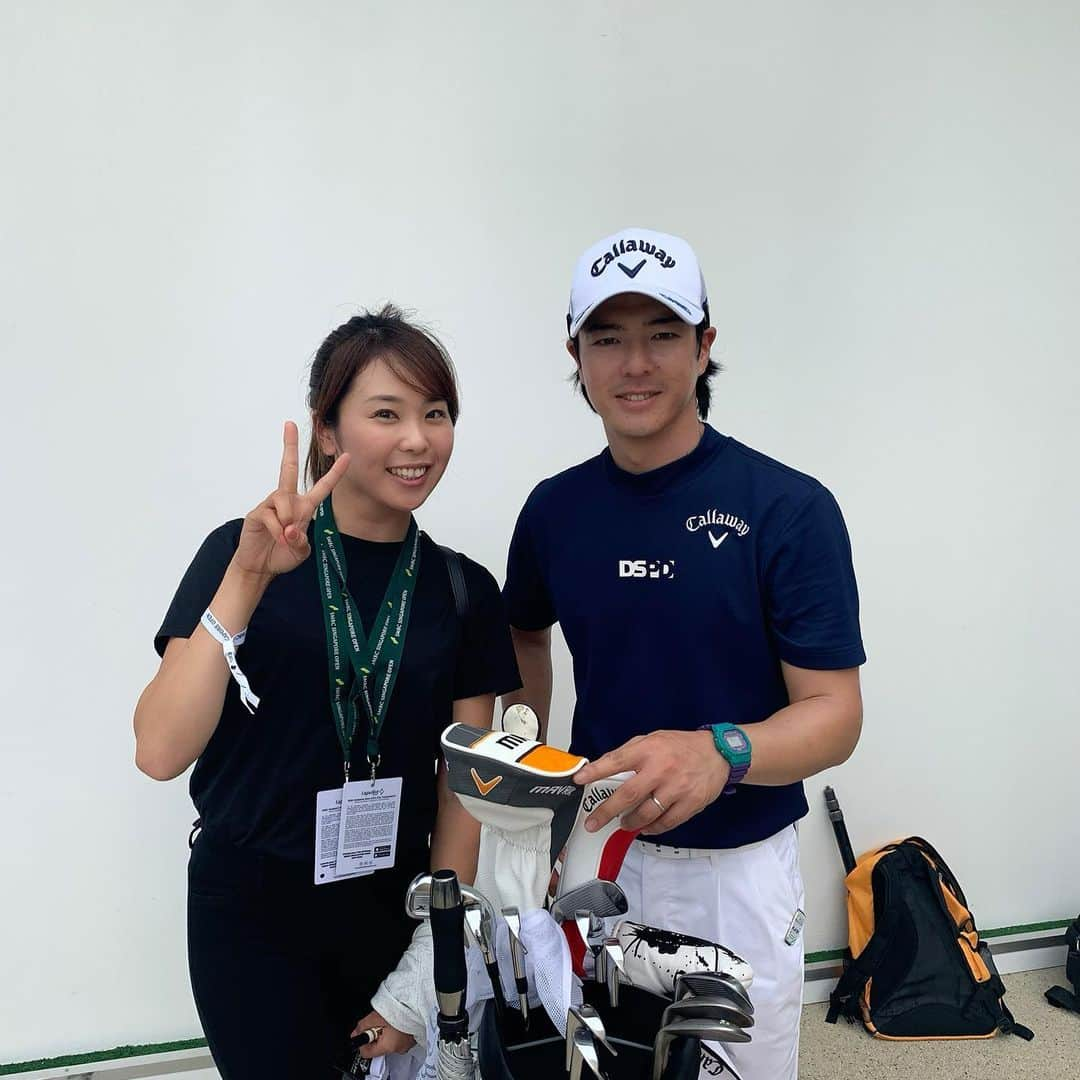 中山綾香さんのインスタグラム写真 - (中山綾香Instagram)「【SMBC シンガポールオープン🇸🇬１日目】 初日を終えた石川遼選手⛳️ やっぱりいつ会っても凄く優しい✨ ナイスプレーでした！ 明日からも沢山バーディーをゲットしてください☺️ #石川遼 さん #ryoishikawa #golf #golfer #ゴルフ #ゴルフ女子 #singapore #smbcsingaporeopen #2020」1月16日 18時03分 - ayaka.nakayama.japan