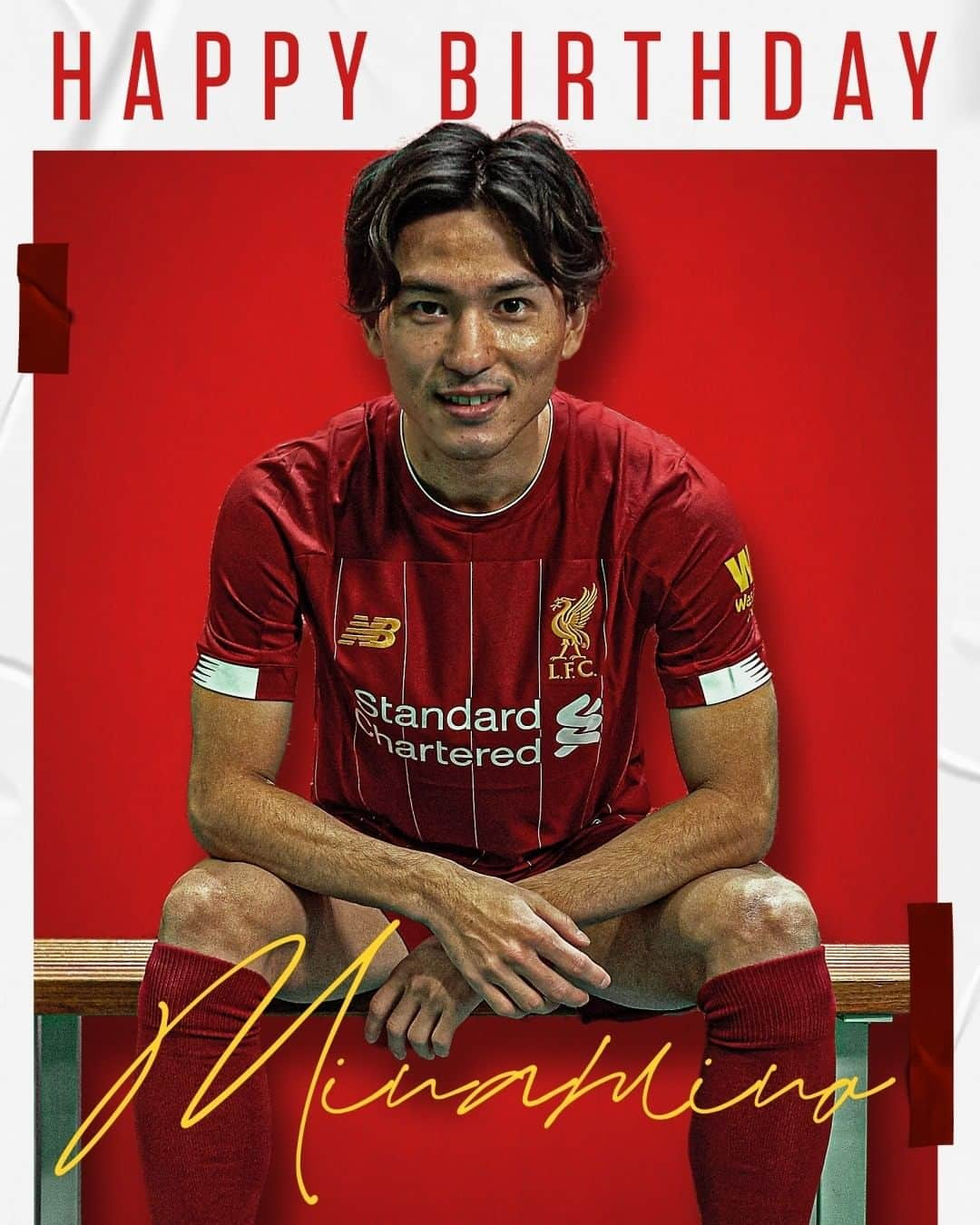 リヴァプールFCさんのインスタグラム写真 - (リヴァプールFCInstagram)「Have a great day, @takumi18minamino_official 🥳🙌」1月16日 16時08分 - liverpoolfc