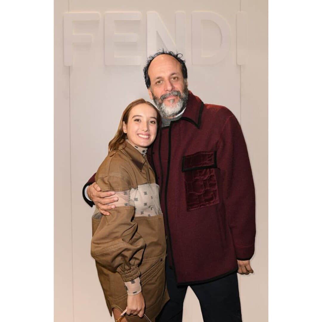 Fendiさんのインスタグラム写真 - (FendiInstagram)「#LucaGuadagnino and @leonettalf captured together at the Fendi Men’s Fall/Winter 2020 Fashion Show. #FendiFW20 #FendiFriends」1月17日 2時10分 - fendi
