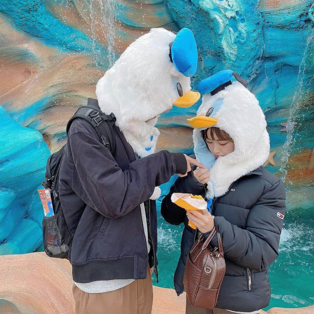 Potato Tvさんのインスタグラム写真 Potato Tvinstagram ピザ食べてて こぼしてるでって言われた ディズニーシー ディズニー カップル カップルフォト 1月16日 18時21分 Karintou