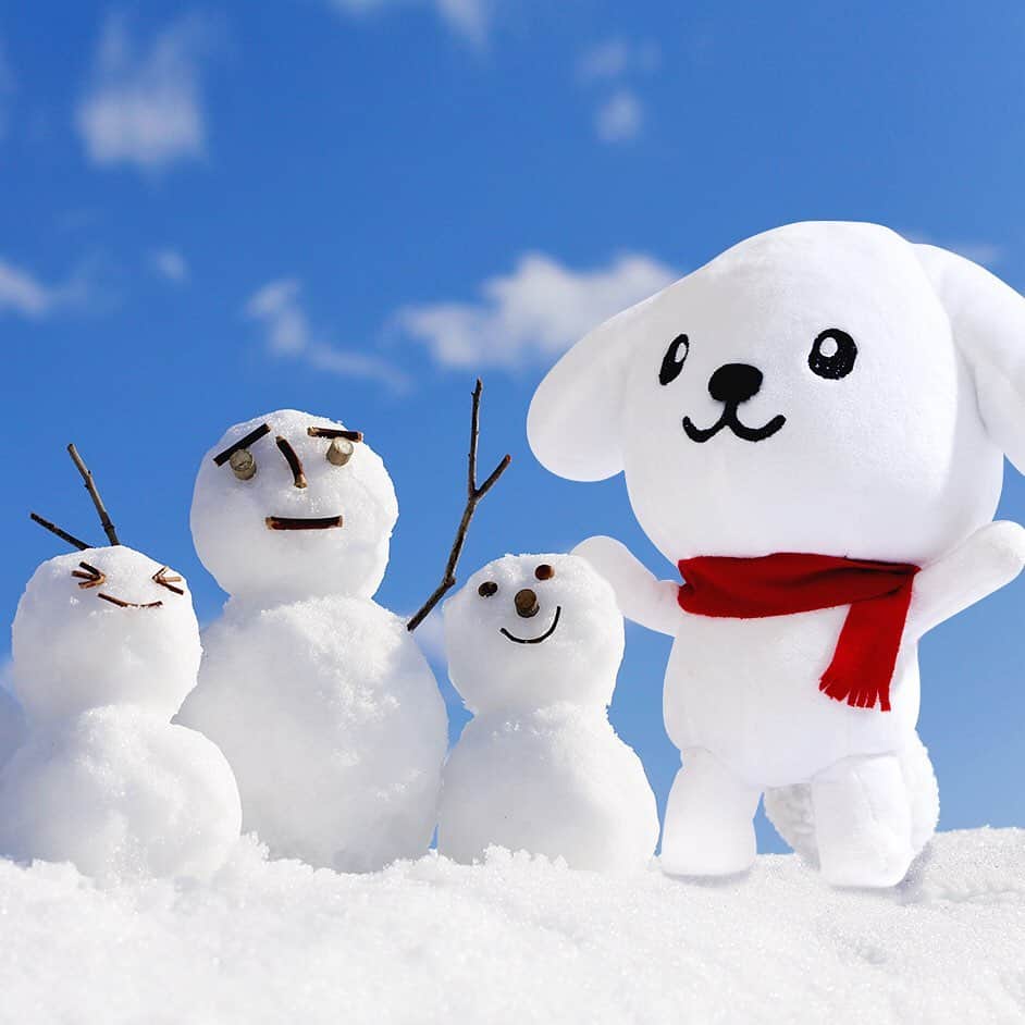 ダスキン ダス犬【公式】さんのインスタグラム写真 - (ダスキン ダス犬【公式】Instagram)「雪だるまもみーんな、にっこにこ！ . #雪ってテンションあがるよね #最初は絶対に雪だるま作る #この後みんなで雪合戦」1月16日 19時35分 - dusken_official