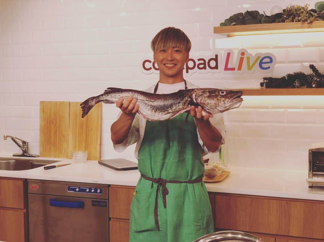 大野雄大さんのインスタグラム写真 - (大野雄大Instagram)「この後cookpad liveにて マッスル大漁飯 生放送です！！☺️ 皆さん是非一緒に料理しましょう😊  #cookpadlive #マッスル大漁飯　#大野雄大　#真鱈　#タラ科タラ目」1月16日 20時07分 - da_ice_udai