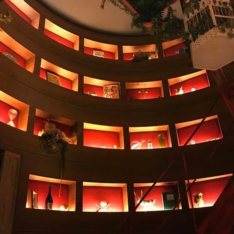 紫苑みやびさんのインスタグラム写真 - (紫苑みやびInstagram)「コミケの打ち上げ＆新年会として利用した隠れ家的イタリアンのお店「#アニマリベラ」  恵比寿駅からは10分ほどの明治通り沿いにある大人の秘密基地と言える素敵な雰囲気なレストランです。  ひっそり佇む1階のエントランスから続く階段を地下3階まで降りて行くと、そこには圧巻の吹き抜けが‼️コーナー毎に趣きが異なるテーブル席はまるで小さなテーマパークのよう。 . . 雰囲気は勿論のこと、本格的なイタリアンは、どれも美味しくて…。特にオマール海老の🦞アクアパッツァはオーナーイチオシだけあって、海老の出汁が出たスープがめちゃ美味しい。そのスープで作るリゾットも絶品‼️これは必食ですよ。 . . ドリンクメニューも豊富で、何をオーダーしようか迷ってしまう。 そんな時はインスタ映えを狙って美しいモヒート（ベリー）がおススメ‼️誰もがキレイって思うよね。 . . プライバシーが守られるB2の個室はカラオケ🎤もでき、有名人がお忍びで利用する事もあるとか。  居心地の良い空間で7時間も長居したグループもあるそうで、女子会は勿論、デートにも最適なお店だと思います💕💕💕 . .  #イタリアン #隠れ家レストラン #大人の秘密基地 #インスタ映え #グルメ好きな人と繋がりたい #ふーどすたぐらむ #ディナー #dinner #italian  #アニマリベラ #アニマリベラ恵比寿 #アニマリベラ広尾 #恵比寿」1月16日 21時56分 - shion_miyabi