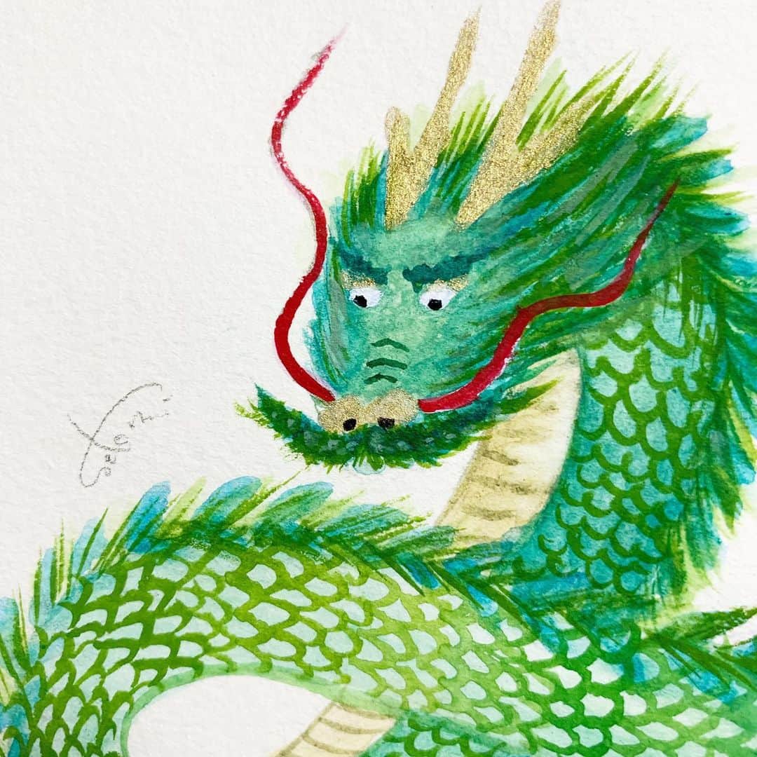 高杉さと美さんのインスタグラム写真 - (高杉さと美Instagram)「龍神さまのいるお気に入り神社へ⛩良い風が吹いていました🍃  #illustration #illustrationoftheday #龍 #日本 #神社 #doodle」1月16日 22時35分 - satomi_mira