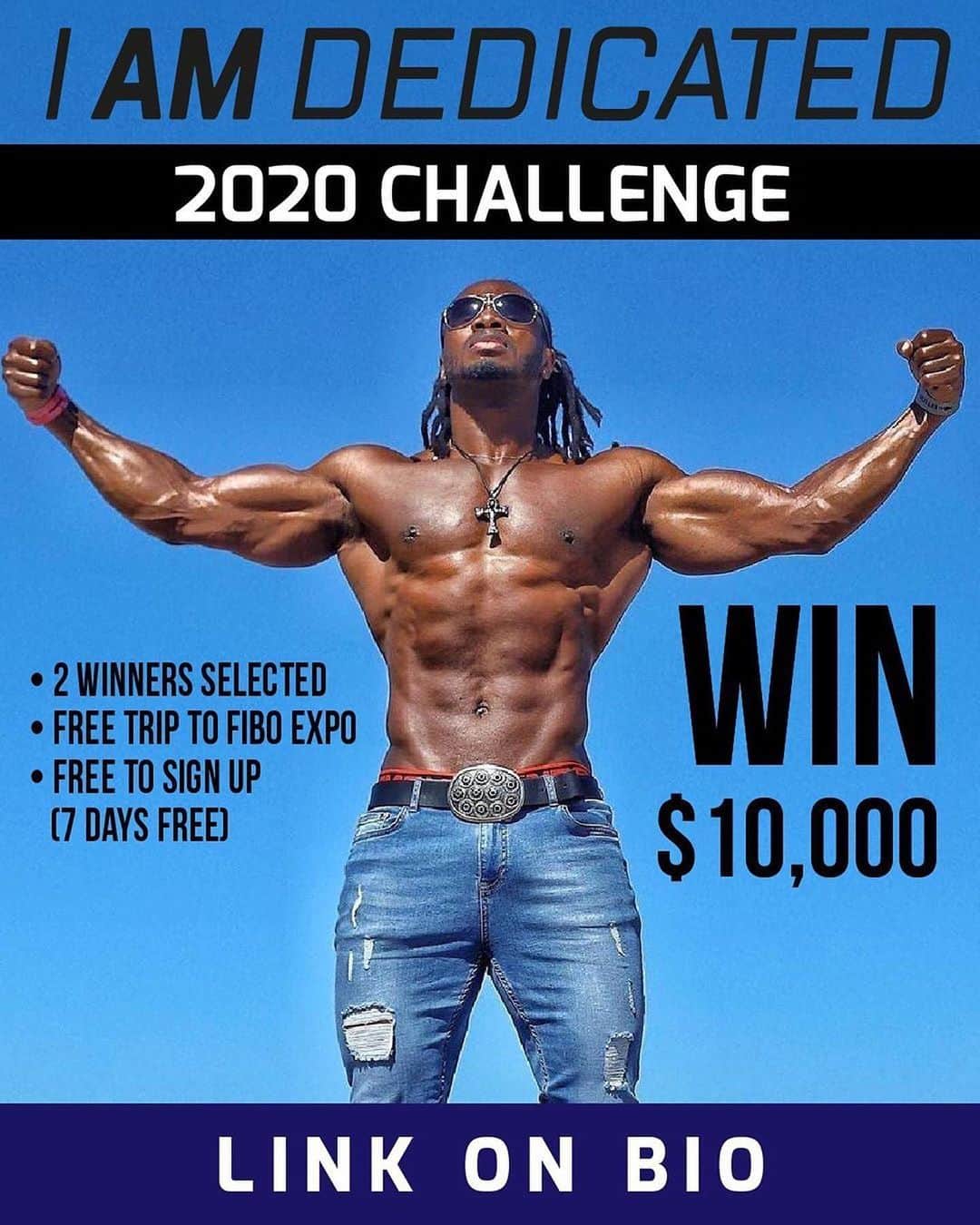 Ulissesworldさんのインスタグラム写真 - (UlissesworldInstagram)「Hard Work and Dedication is the Key! My Goal is to help you get RESULTS! ⤵️ Join My 2020 Dedication Challenge❗️It’s FREE To Sign Up👆LINK IN MY BIO👆Time is running out! Get in the best shape ever! ⤵️ _ My 12 Week @iamdedicated_army Challenge includes: - 12-week gym training program - 12 Week Meal Plans - Private Members Only App - 24hrs Email Support - Facebook Support Community - Weekly Check-Ins - 2 All Paid Expense Trip to FIBO Expo in Cologne 🇩🇪 - Prizes for best transformation 🥇1st place - $5000 🥈2nd Place - $3000 🥉3rd Place -$2000 (Wild Card Prize - Most Dedicated) Let Me Help You Get Fit!👆LINK IN MY BIO👆 Good Luck💪🏽👊🏽」1月16日 23時46分 - ulissesworld