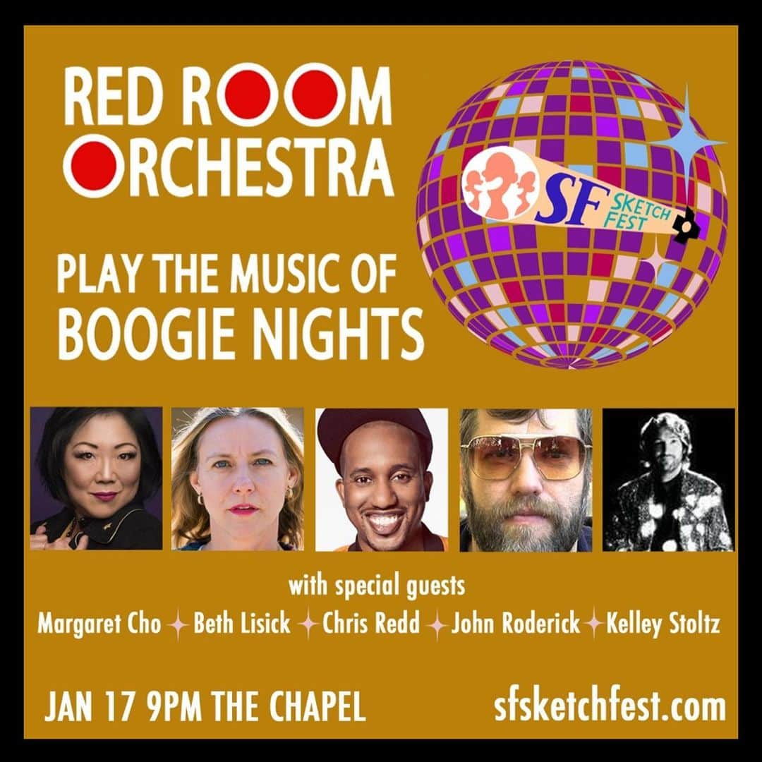 マーガレット・チョーさんのインスタグラム写真 - (マーガレット・チョーInstagram)「Tomorrow night I’ll be @sf_sketchfest with @redroomorchestra singing lotsa stuff #sanfrancisco #boogienights」1月17日 12時35分 - margaret_cho