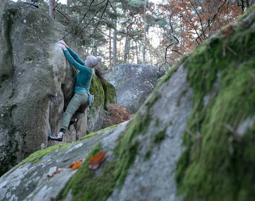 シャーロット・デュリフさんのインスタグラム写真 - (シャーロット・デュリフInstagram)「"3 Foggy Days in Fontainebleau". The title of our last vlog says it all... Check it out on @epictvclimbing by clicking on the link in my bio! 📷 by @joshlrsn | @coldhousemedia  @mountainhardwear @petzl_official @eb_climbing @volxholds @luxov_connect」1月17日 4時22分 - chadurif