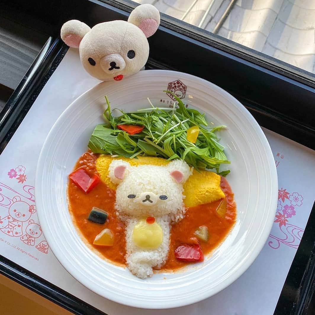 Rilakkuma US（リラックマ）さんのインスタグラム写真 - (Rilakkuma US（リラックマ）Instagram)「@feedyourgirlfriend took these cute photos of their adorable meal at the Rilakkuma Cafe in Kyoto! Which item looks the best to you? . . . #rilakkumaus #rilakkuma #sanx #kawaii #curry #cutefood #japan #kyoto #リラックマ #サンエックス」1月17日 5時25分 - rilakkumaus