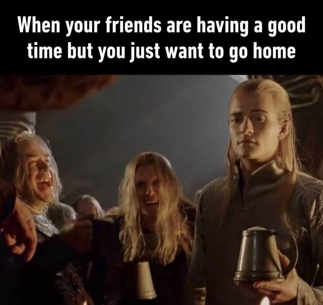9GAGさんのインスタグラム写真 - (9GAGInstagram)「Just not drunk enough to forget all my problems.⠀ #party #friends #lotr #9gag」1月17日 6時00分 - 9gag