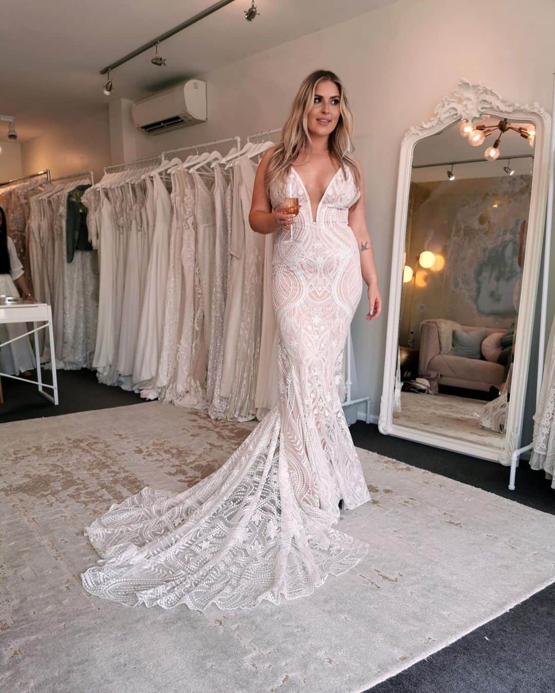 Shannonのインスタグラム：「💕 I just uploaded a video of me trying on @paperswanbride bridal gowns.... pinch me 😭 what kind of style or fit can you imagine me choosing? I think I’ll be surprising a lot of people with my choice... I think I’ll even have to custom make my own dress though and pull together favorite aspects of multiple styles and make a one of a kind... @trishpeng 💜 getting very excited! Just over a year till I’ll be marrying my soulmate! 🥰」