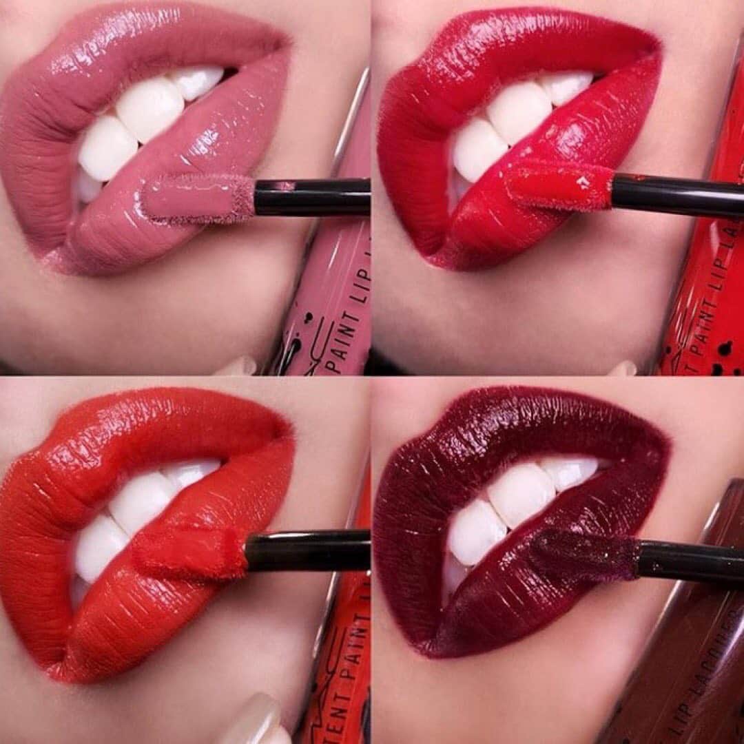 M·A·C Cosmetics UK & Irelandさんのインスタグラム写真 - (M·A·C Cosmetics UK & IrelandInstagram)「Hello FRIDAY 🙌 Power up on colour this weekend with 12+ saturated, full-shine shades.  Meet Patent Paint Lip Lacquer in Lacquered Up, Latex Love, Red Enamel and Polished Prize. #regram @macianlam #MACPatentPaintLipLacquer #MACLovesLips #FridayMood #FridayBeauty #MOTD」2月1日 0時17分 - maccosmeticsuk