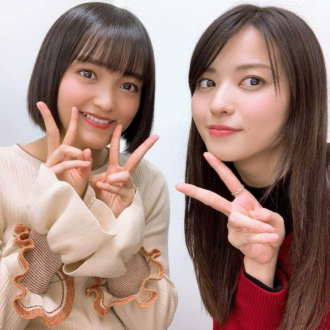 矢島舞美さんのインスタグラム写真 - (矢島舞美Instagram)「. 今日は、ハロー！ラジオ#隣のやじまん家 のゲストに#こぶしファクトリー の#野村みな美 ちゃんが来てくれたよ♡ 解散前に沢山話せて嬉しかったなー(*´꒳`*)なんか、盛り上がってしまって、スタッフさんからの巻きの合図が何回も出た(^◇^;)あちゃー。笑 もっともっと話したかったね♡2/10〜配信ですので、ぜひ聴いてね♡ . . #矢島舞美」2月1日 0時11分 - maimiyajima_official_uf