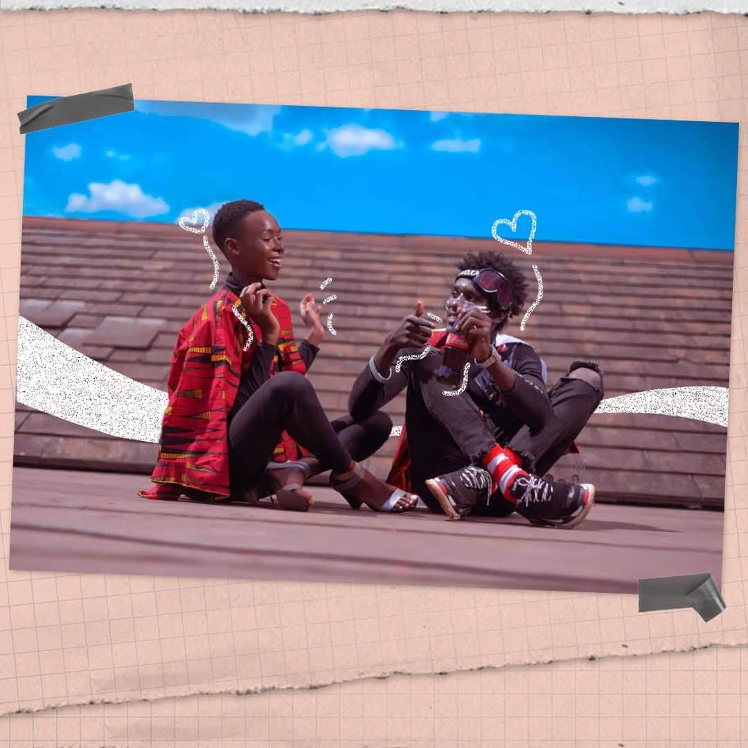 Coca-Colaのインスタグラム：「Nazziwa and Fred showing that good times happen wherever there’s good company. #MyCocaCola」