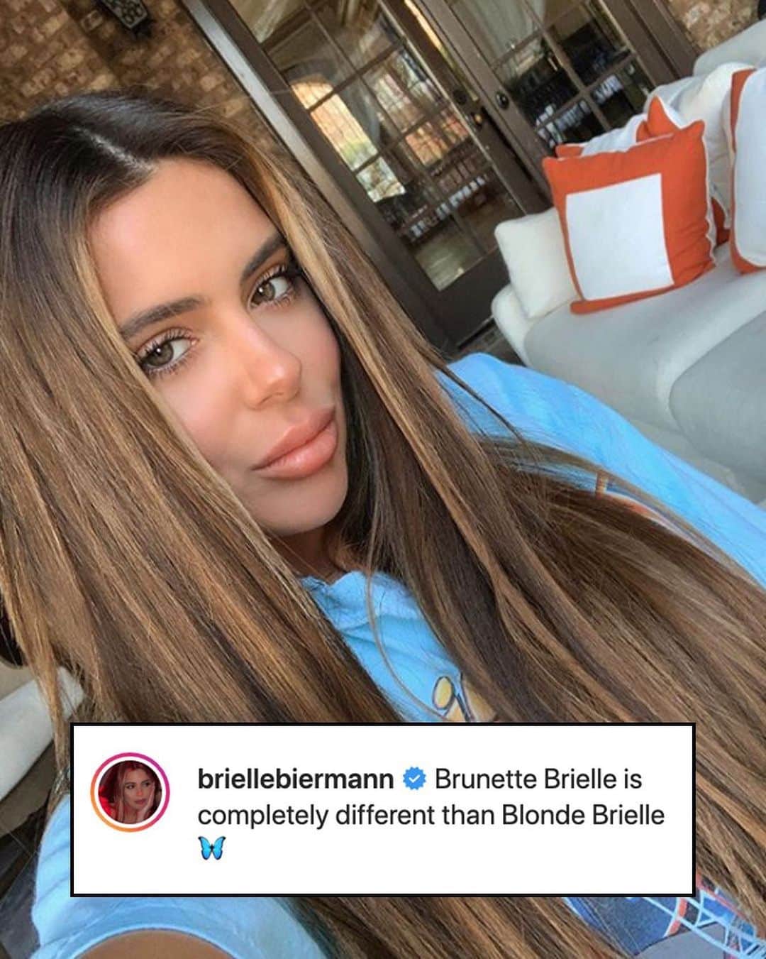 E! Onlineさんのインスタグラム写真 - (E! OnlineInstagram)「New year, new Brielle Biermann. First, the #DontBeTardy star dissolved her lip fillers. Now, she got a brand new do to match. 💁‍♀️ (📷: @briellebiermann)」2月1日 1時46分 - enews