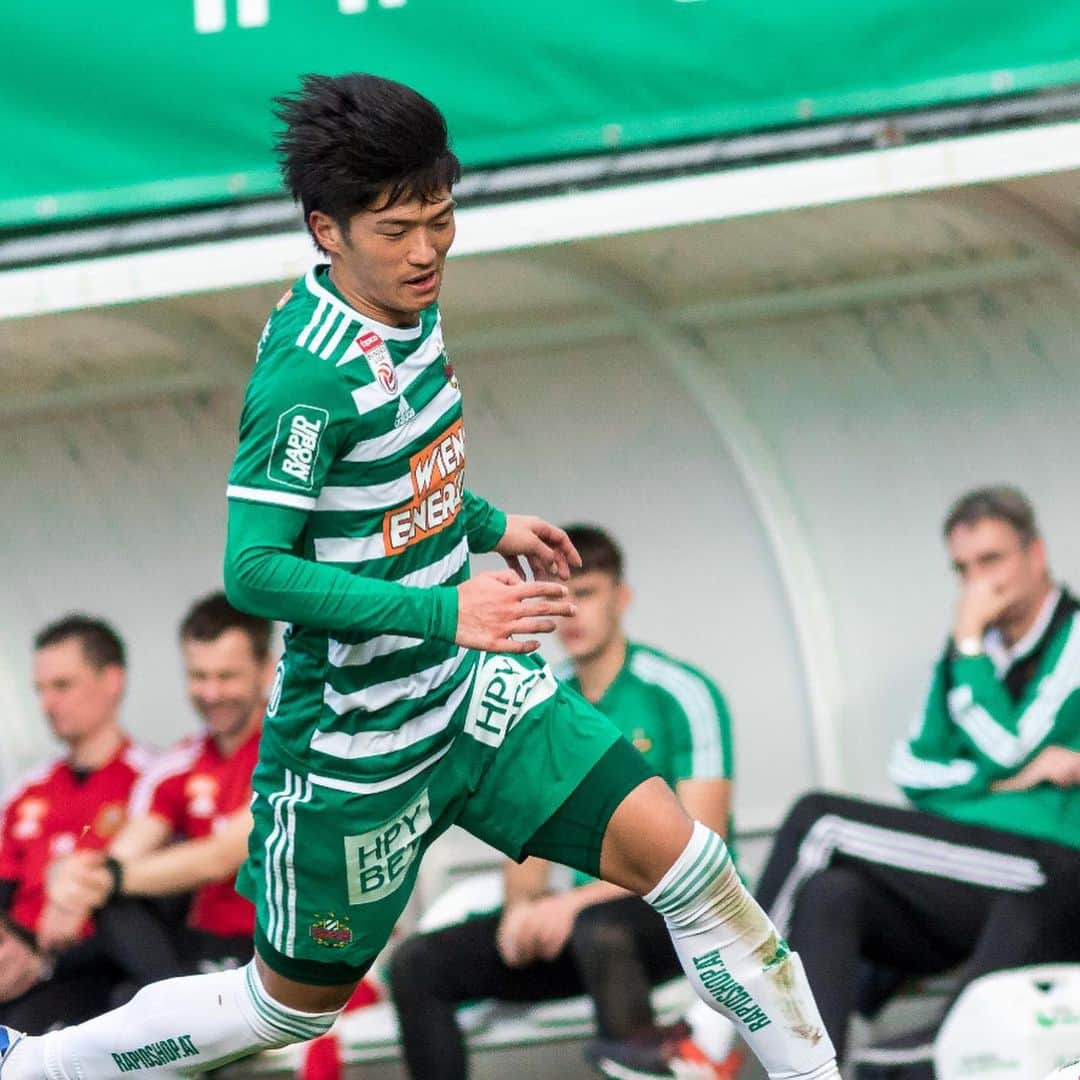 北川航也のインスタグラム：「💚🤍 @red_ring_shots @skrapid1899」