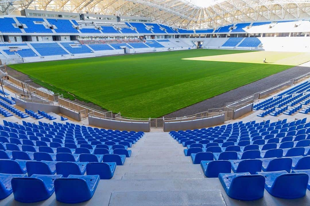 レバン・コビアシビリさんのインスタグラム写真 - (レバン・コビアシビリInstagram)「🇬🇪⚽️🙏🏟 ბათუმის სტადიონზე სკამების მოწყობა დასრულდა. 🏗 Construction of the Batumi Stadium is moving forward.  Installation of seats ✅  #GFF #BatumiStadium」1月17日 21時34分 - levankobiashvili