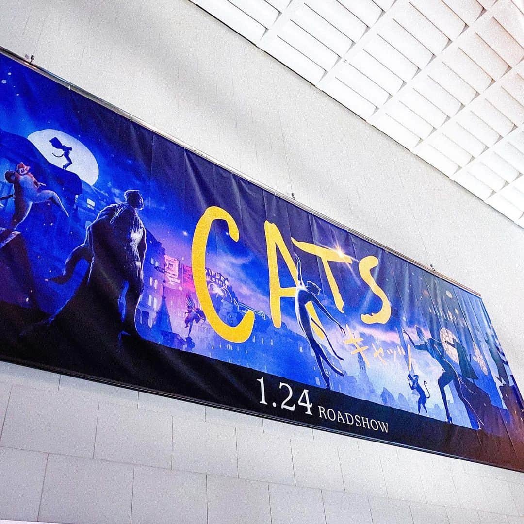 Ayaさんのインスタグラム写真 - (AyaInstagram)「1月24日公開映画CATSの 試写会に行ってきました👩🏻❤️ . 世界累計観客動員数81000万人を記録した 大ヒットミュージカルを映画化🎬 日本公開も1万回を記録したミュージカルで 2020年大注目の映画🎬✨ . 色んな個性的なCATSがいて 歌やダンスがかっこいくて 観ててとても楽しかったぁ❤️ 歌声が素敵やったなぁ🎵 ミュージカル好きの方は是非🥰✨ . . 今回は字幕版だったので 吹き替え版も豪華声優が沢山出演するみたいなので もう一度観てみたいです☺️☺️ #映画キャッツ #キャッツ好きと繋がりたい #pr」1月17日 12時57分 - aya__fit