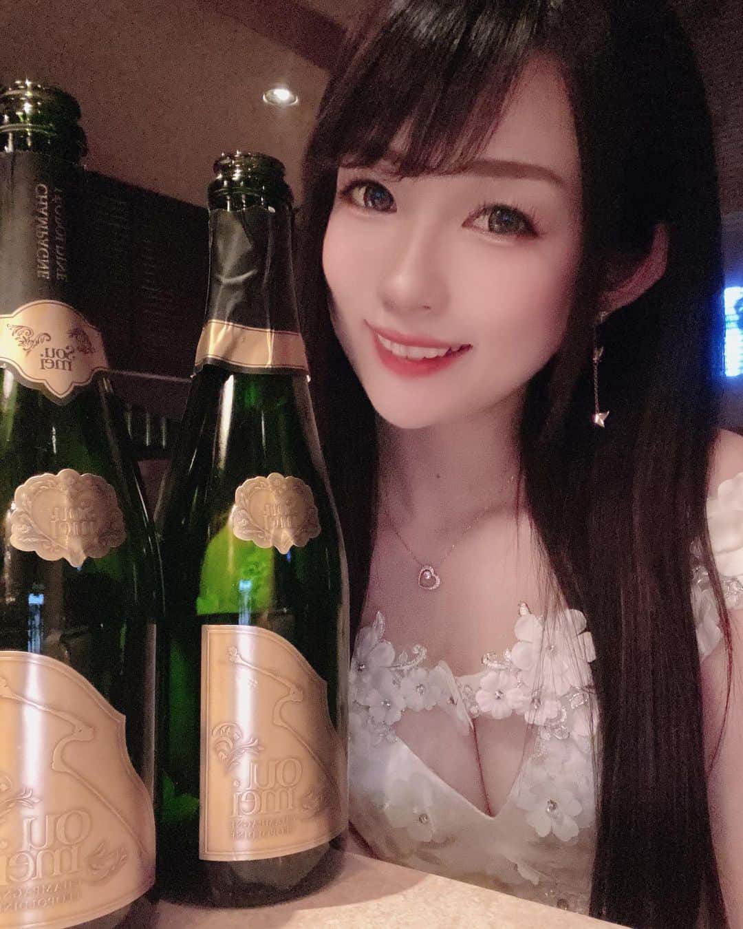 みなたろのインスタグラム：「わあい(๑°꒵°๑)･*♡ @soumei.japan . #美味しい飲みやすい毎日飲める  #鹿児島#キャバ嬢#アジアンクラブ」