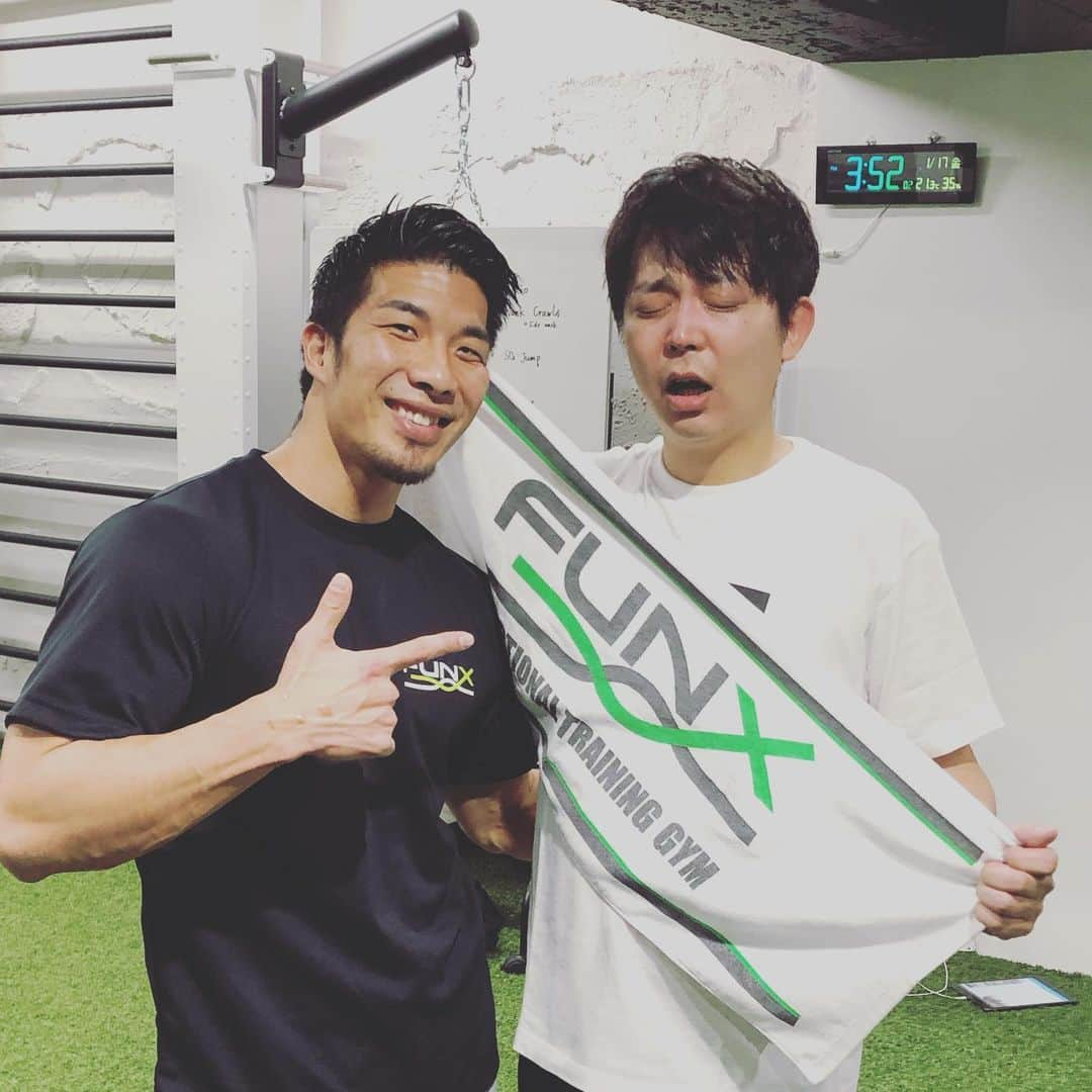 牧野紘二さんのインスタグラム写真 - (牧野紘二Instagram)「人生初トレーニング。 #FUNX #weggy #西麻布」1月17日 15時58分 - makino_koji