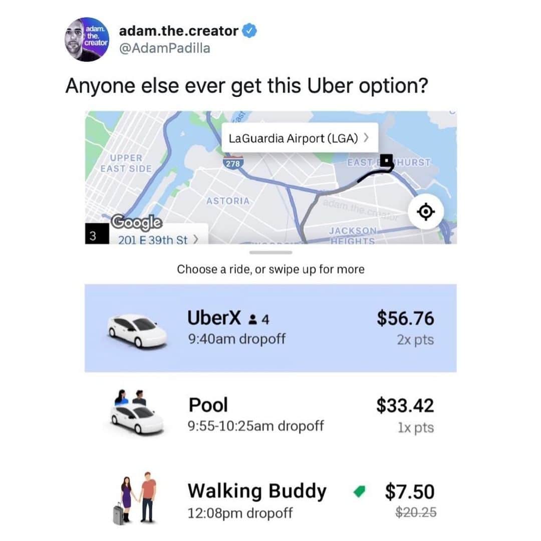 9GAGさんのインスタグラム写真 - (9GAGInstagram)「But will they actually hold your hand the whole time?⠀ By AdamPadilla | TW⠀ -⠀ #uber #9gag」1月17日 22時01分 - 9gag