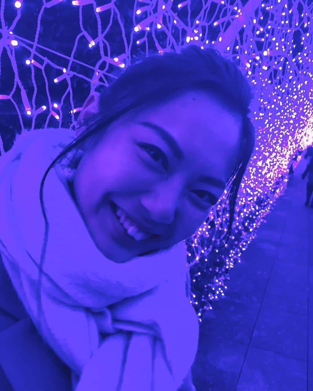 志村玲那さんのインスタグラム写真 - (志村玲那Instagram)「#めっちゃ笑いすぎてる🧡 #イルミネーション #笑顔でいるとなんでも楽しくなるし笑ってる写真見てると笑いたくなってくるから不思議👻👻」1月17日 18時04分 - rena_shimura