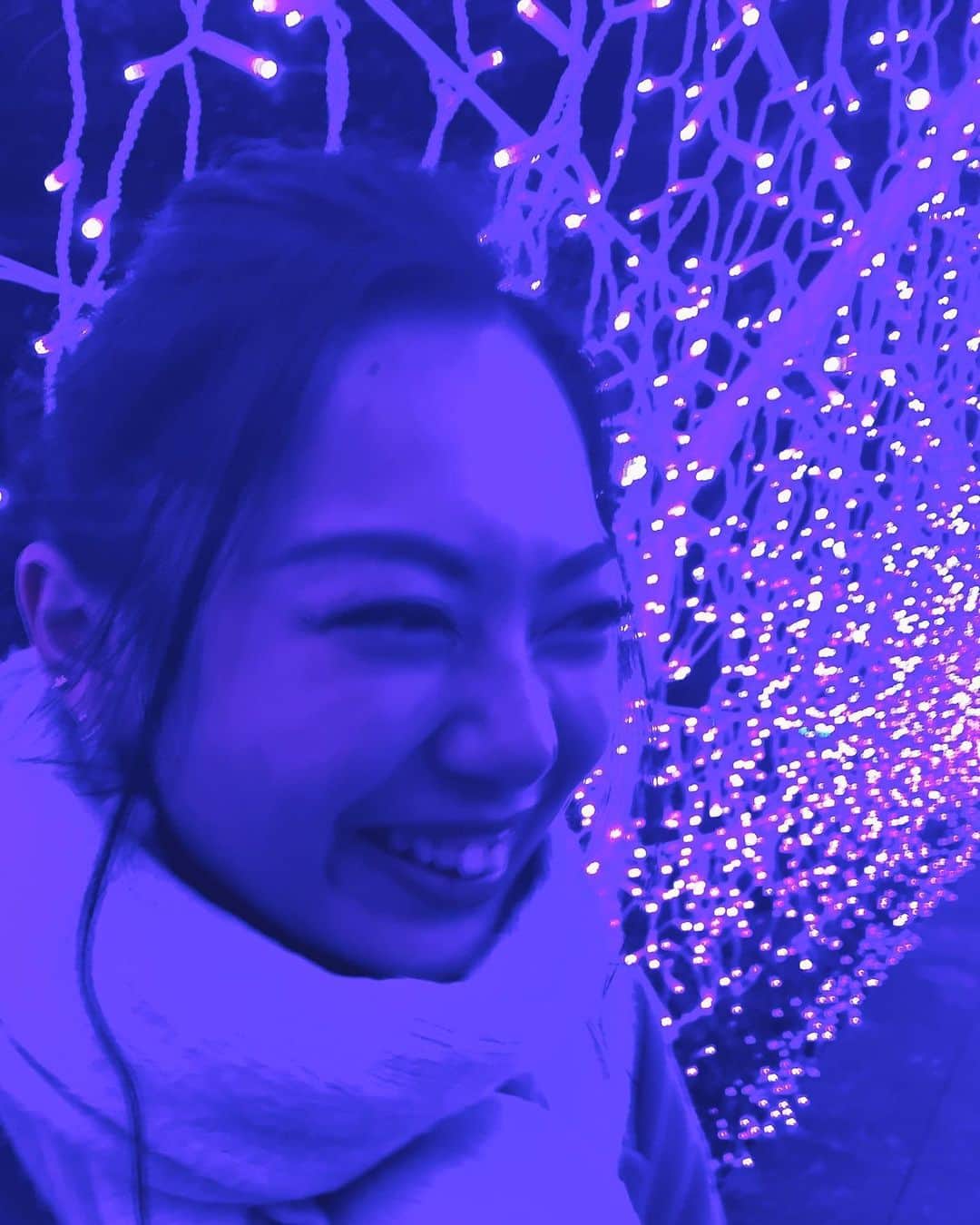 志村玲那さんのインスタグラム写真 - (志村玲那Instagram)「#めっちゃ笑いすぎてる🧡 #イルミネーション #笑顔でいるとなんでも楽しくなるし笑ってる写真見てると笑いたくなってくるから不思議👻👻」1月17日 18時04分 - rena_shimura
