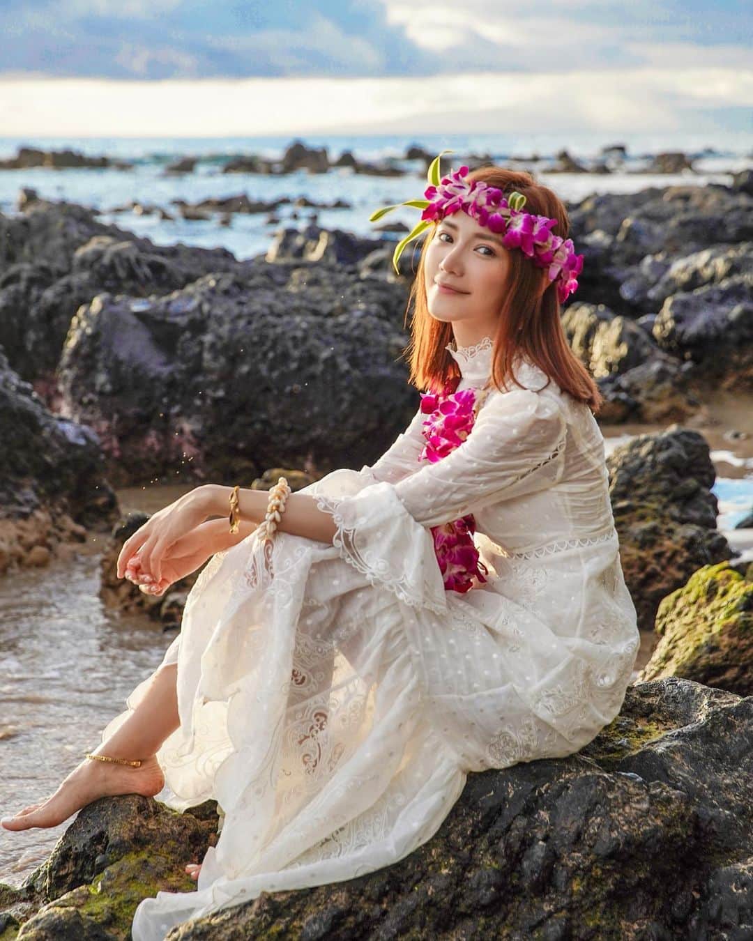 Elva Niさんのインスタグラム写真 - (Elva NiInstagram)「Aloha is in the air 🌺 #aloha🌺  #mauihawaii  #fullofblessing」1月17日 18時47分 - misselvani