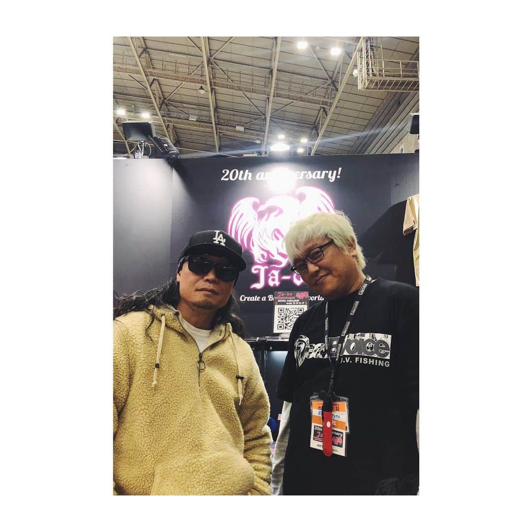 DJ PMXさんのインスタグラム写真 - (DJ PMXInstagram)「釣りフェスティバル . Ja-doの藤澤さん IRIEのJun4Shot Jiggyの錦野くん  #釣りフェスティバル2020 #釣りフェスティバル #jado #irie #jiggy #横浜　#locohama」1月17日 19時05分 - djpmx_locohama