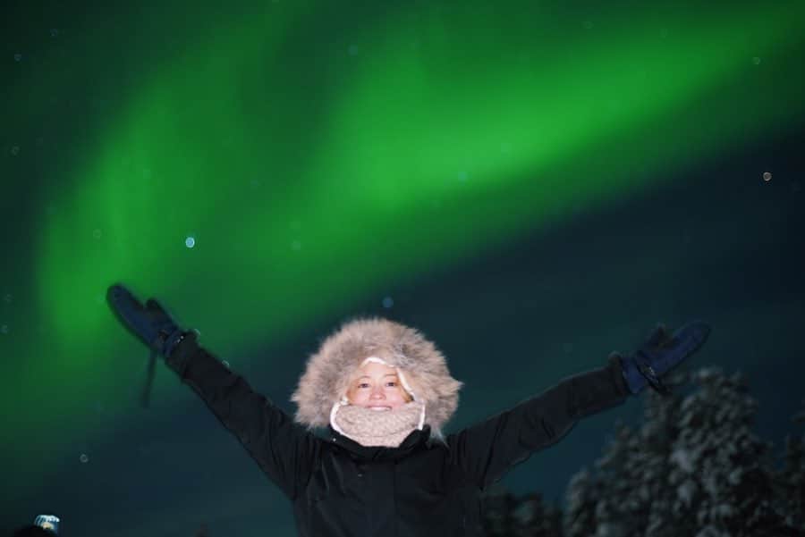 小林涼子さんのインスタグラム写真 - (小林涼子Instagram)「. 言葉、失うよね。 💫 #イエローナイフ #カナダ #寒過ぎる #トコ旅 #オーロラ #frozen #snow #whiteworld #cold #yellowknife #aurora #canada #오로라」1月17日 20時21分 - ryoko_kobayashi_ryoko