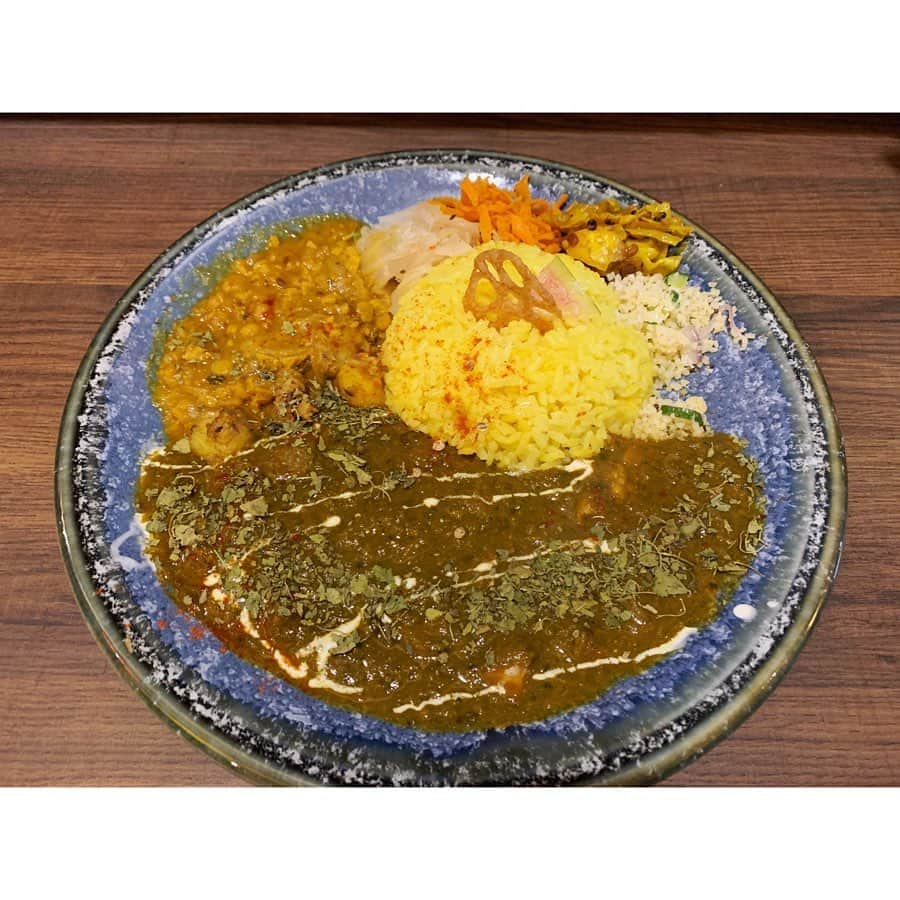 白山治輝のインスタグラム：「カレー部🍛2020 ①ナゴヤスパイスカレーnora(名古屋) ②ライオン(松山) ③般°若(下北沢) ④SOMA(中津)  #brianthesun #カレー部」