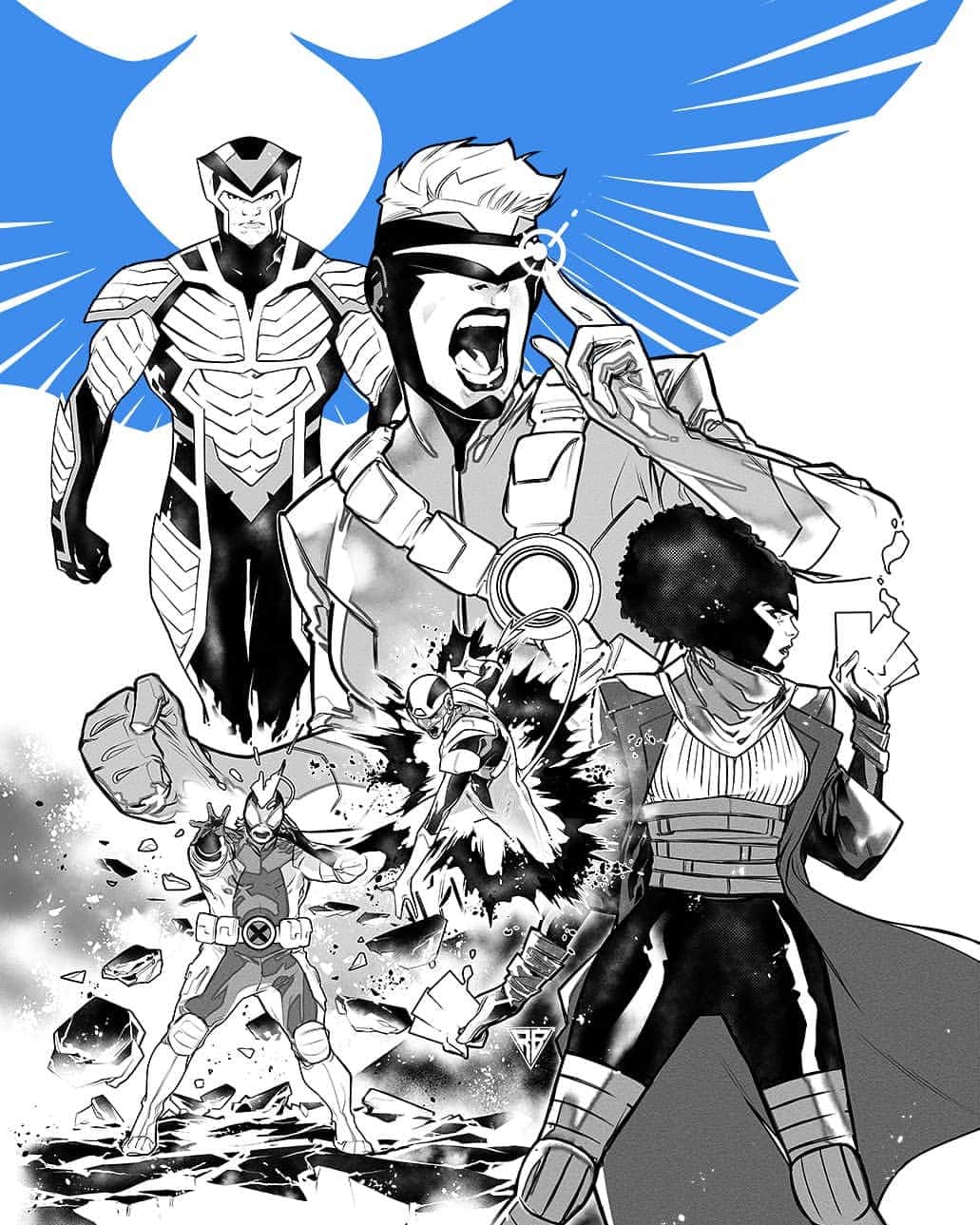 RB Silvaのインスタグラム：「Children of The Atom of offical cover. ;) #XMEN #MARVEL #MarvelComics #RBSilva #ComicCover」