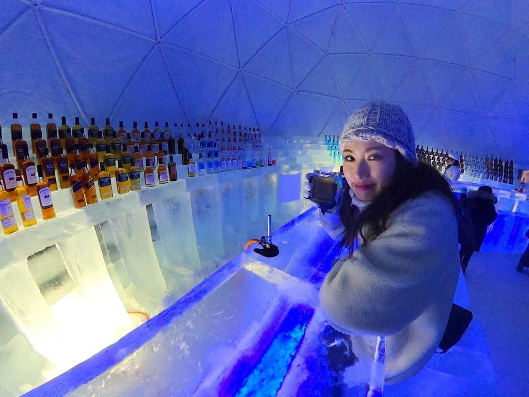 矢原里夏さんのインスタグラム写真 - (矢原里夏Instagram)「Ice village in Hakkaido❄️﻿ Everything is made of ice!! #hokkaido﻿ #japapn﻿ #trip﻿ #traveling﻿ #snow﻿ #tomamu #星野リゾート﻿ #北海道﻿ #アイスヴィレッジ﻿ #旅 #旅行﻿ #トマム #gopro #goprojp  #silas」1月17日 22時29分 - rika_yahara