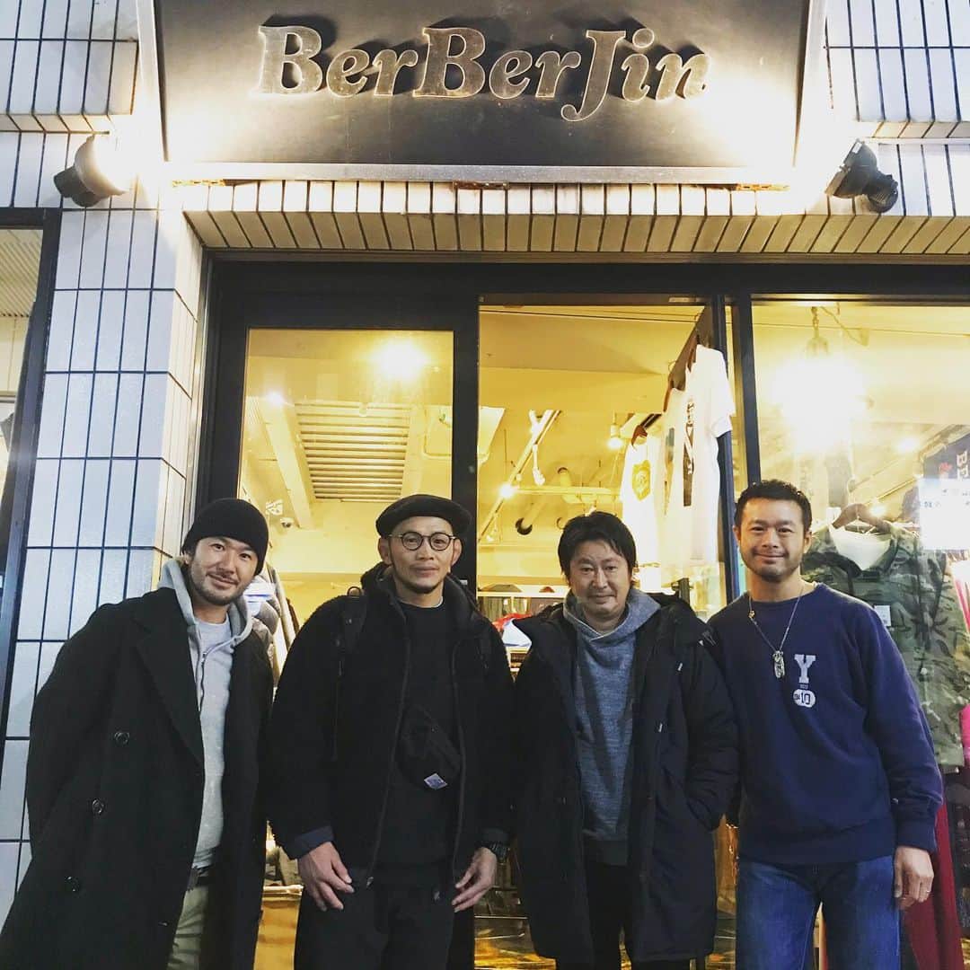 宇野薫のインスタグラム：「GOLD'S GYMでUNOTRAINIG 後は、STUSSY SPRING'20 COLLECTION PREVIEW、 BerBerJinに新年のご挨拶へ  山田さん、藤原さん、NEXUSVII 今野さんありがとうございました！また今年も古着の事色々と教えて下さい。 よろしくお願いいたします。」