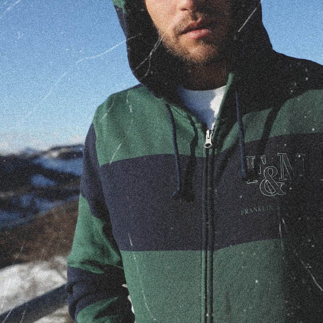 フランクリン&マーシャルのインスタグラム：「FRANKLIN & MARSHALL⁠ .⁠ MOUNTAIN ADVENTURES⁠ .⁠ #franklinandmarshall #mountainadventures #fallwintercollection #outdoorclothes #sportswear #franklinadventure #winterset」