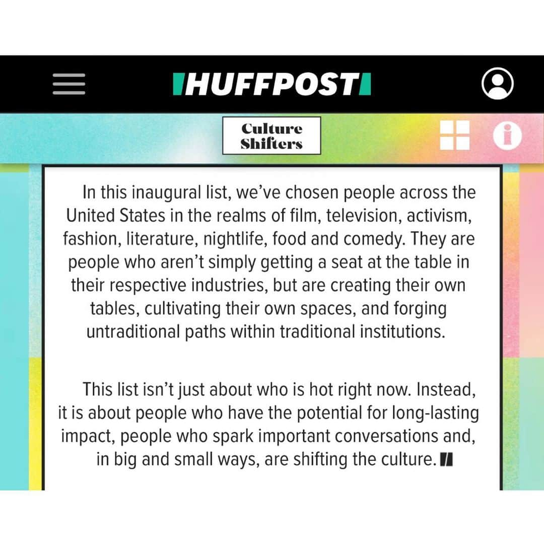 キャメロン・ラッセルさんのインスタグラム写真 - (キャメロン・ラッセルInstagram)「Wishing everyone gets to have the experience I did yesterday when I got to see this article! Being named a #cultureshifter by @huffpost wasn’t special because I made some list, it was the joy and camaraderie I got to feel seeing myself in community with so many people I admire (@papijuicebk @littlemissflint @badbrownaunties !? to name a few, but really this whole 🔥 list LINK IN BIO). It was the experience of seeing my work reflected back by such a kind and thoughtful producer @zebablay and writer @emmaladyrose. It was having the opportunity to reflect with them on the last decade. It was the experience of being seen ! *** So if you’ve read this far, I honestly hope you find a moment to call your bestie and ask them about their last decade. What did they learn? What are they proud of? Tell them why they inspire you. Tell them the best of what you see. Tell them why they are a precious part of their community. And then, ask them to do the same for you! #BeSeen ! (📸: @gioncarlovalentine)」1月18日 1時52分 - cameronrussell